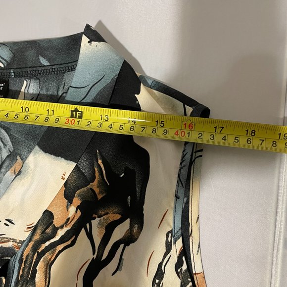 Moosta Curve Women’s Colorful Sleeveless Shirt Dress Blouse 0XL - Picture 9 of 13